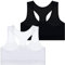 2 Pezzi Reggiseno Sportivo per Ragazze Bra da Allenamento Intimo Senza Cuciture