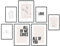 Hyggelig Home Premium Poster Set - 7 harmonische Love Bilder - Liebe Partnerschaft Liebespaar Ich liebe dich Herz Loving Deko für Wohnzimmer Flur Schlafzimmer - ohne Rahmen