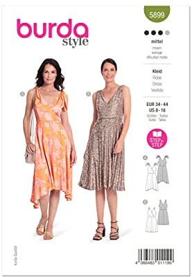 Burda Style Sewing Pattern B5899 Misses’ Dress