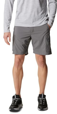 Columbia Men's Silver Ridge Utility Cargo Short, Cargo Hiking Shorts, City Grey, W36/L8