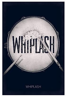 KOURT Whiplash Vintage Filmposter Leinwand Poster Schlafzimmer Dekor Sport Landschaft Büro Zimmer Dekor Geschenk Unrahmen: 30 x 45 cm