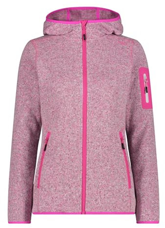 CMP Damenjacke aus Knit-Tech mit Fester Kapuze,50