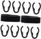 ibasenice 50pcs Flexible Mic Cable Clamps Mic Stand Clamp Strong Cable Clip for Home