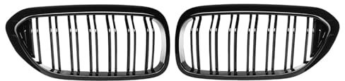 QQBIKP [Replacement] Auto Niere Kühlergrill for BMW 5 Series M5 G30 G31 G38 520i 530i 540i 2017-2020 2-lamellen Front Stoßstange Grill
