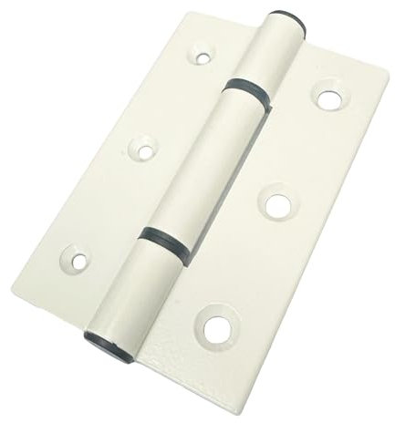 Mila White Composite Door Butt Hinge 4 inch