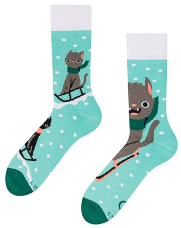 Dedoles calzini divertenti Unisex Donna e Uomo Bambini Cotone Design buffi | traspirante, ipoallergenico, Bambù, regalo natale, motivi colorati, calzini divertenti, gatti, avocado unicorno, cotone
