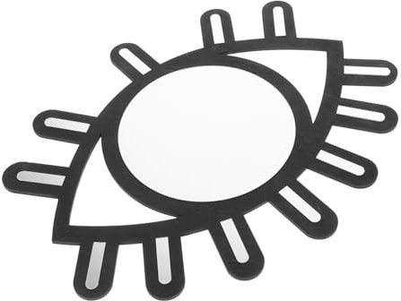 Alipis Boho Wandspiegel - Auge Wanddekor Schwarz Evil Eye Wandspiegel Fotografie Requisite Für