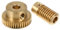 PRETYZOOM 2 Ensembles Vis À Tête Creuse pour Arbre De Turbine Kits D'Arbres À Roue À Vis sans Fin À Petit Module Engrenage À Vis sans Fin avec Écrou Et Kit De Boulons 2 pièces * 2