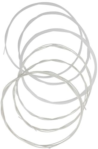 6 cuerdas de nailon para guitarra folclórica .028-.043 de 6 cuerdas, repuesto para guitarras acústicas principiantes