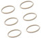 BIGULA Lot de 6 joints d'étanchéité fonctionnels en silicone pour couvercles de gobelets de 1,2 l - Convient pour bouteilles d'eau de 1,2 l