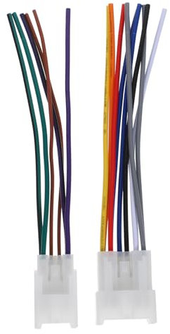 CHICAMPERA Kabelbaum für Auto Stereoanlagen Robuster Radiokabelbaum mit Perfekter Passform Einfache Installation ohne Kabelschnitt Langlebiges Kunststoffmaterial Kompatibel