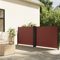 Home & Garden, toldo lateral retráctil para muebles, color marrón, 140 x 600 cm