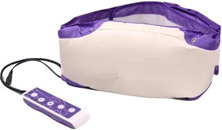 GNbow Cinturon Reductor Abdominal, Masajeador De Vibración Abdominal con Calefacción Eléctrica con Efecto Sauna Pérdida Peso Reafirmante Piel Mejorar Circulación Sanguínea