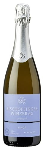 Bischoffinger Winzer – Sekt Pinot brut natur 2024 I 0,375 l Flaschen I Schaumwein Baden I Feinperlig & trocken im Charakter I Pinot Sekt Stil