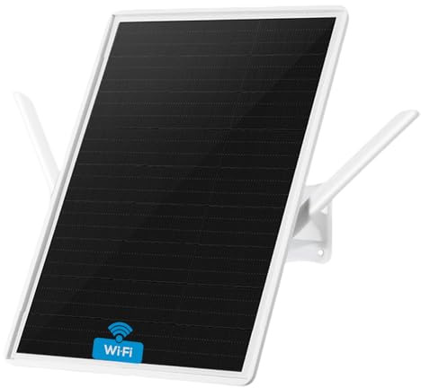 NIUNIUEV® Repeteur WiFi Solaire Batterie Exterieur sans Fil, Puissant Amplificateur WiFi Couvre100-mètres, Outdoor répéteur WiFi Extender 2.4Ghz 300Mbps, Idéal pour Les Grands Espaces éloignés (14in)