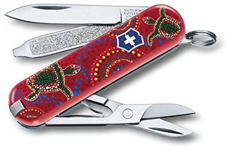 Victorinox Erwachsene Taschenmesser Classic, 58mm, Turtles Down Under, Angabe