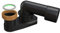 Bonomini 4500OT64B9 Sifone Ribassato, Nero