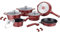 Royalty Line Batteria di casa 14 Pieces – Rivestimento marmo – Bordeaux