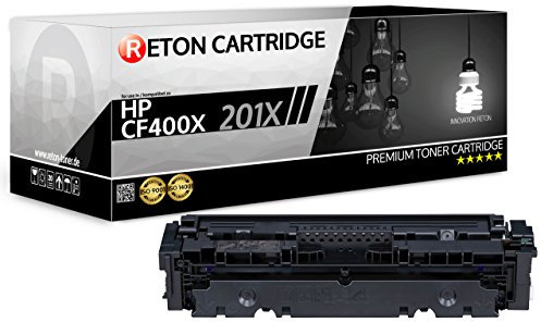 Reton Toner kompatibel zu HP 201X CF400X schwarz für HP Color Laserjet Pro MFP M277dw, MFP M274n, MFP M277n, Pro 200 M252n, Pro M252dw, Pro M252n