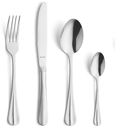 Amefa Baguette Juego de Cubiertos, Acero Inoxidable 18 y 10, Metalizado