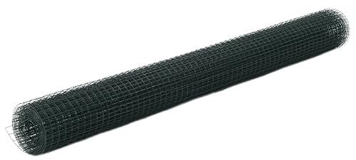 vidaXL Grillage Métal Acier Revêtement en PVC 10x1,5 m Carré Clôture Jardin