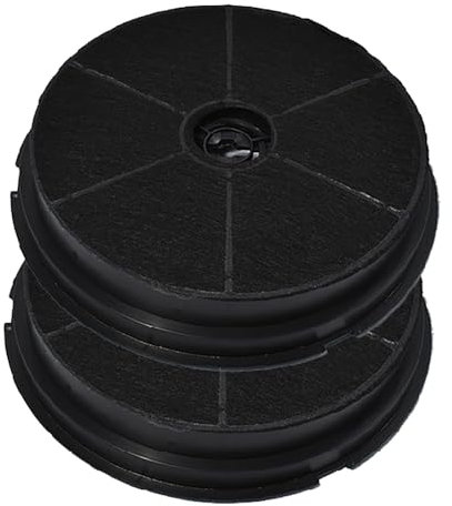 AllSpares Aktivkohlefilter (2 St.) für Dunstabzugshauben geeignet für Refsta K25 | Zanker Typ H, 9029793784 | Ø193mm