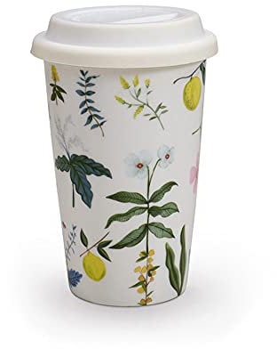 Neavita Garden Party Mug Tazza Thermos Bianca In Ceramica