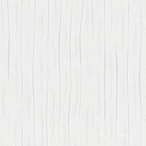 Papier peint rayures Papier peint intissé Gris À peindre 364744 | Large choix de papier peint