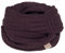 KNIT FACTORY - Bobby Loop Schal - Grob Gestrickter Schlauchschal - Für Damen und Herren - Strickschal mit Wolle - Hochwertige Qualität - Aubergine