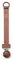 Attache sucette bois Burned Clay - Elodie