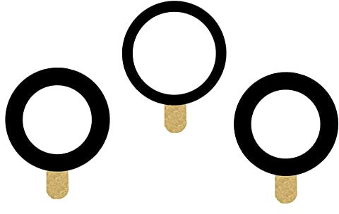 KIT 3 LENTI compatibile per IPHONE 12 PRO MAX (6.7) Ricambio vetro vetrino glass per Sostituire lente obbiettivo BACK fotocamera CAMERA + BIADESIVO ADESIVO