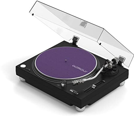Glorious VNL-500 Direct Drive Turntable For DJ or Hifi with USB output for Digital Recording, 33/45 Speed Selection, Adjustable Pitch Range, Headshell, Cartridge and Dust Cover Included