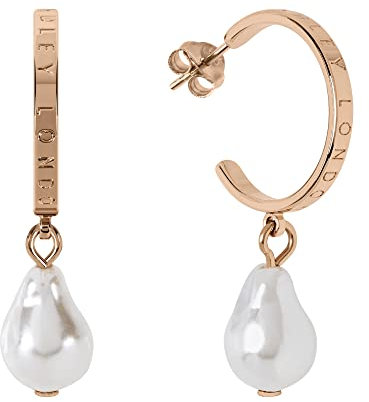 Radley Ladies 18ct Rose Gold Plated Pearl Huggies RYJ1284S