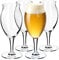 KADAX Verre à Bière à Pied d'une Capacité de 410ml pour Savourer Vos Boissons Rafraîchissantes avec Style et Raffinement, Idéal pour un Cadeau (Lot de 4)