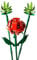 FIBOUND Kit per La Costruzione di Bouquet di Fiori 124pcs, Set Decorazione Della Casa Con Istruzioni