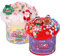 Toysbutty Weihnachts Schleim 2 Pack Duftender Cloud Slime für Kinder,Weihnachtsmann-Anhänger, Weicher Dehnbarer Adventskalender 2024, Partygeschenke für Mädchen Jungen,Urlaub Klassenzimmer Geschenke