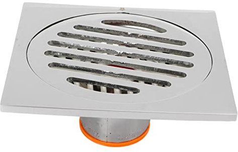 Geruchssicherer Bodenablauf, Kupfer-Edelstahl-Duschablauf, Magnetschwebe-Bodenablaufsieb, Quadratischer Fliesen-Duschablauf, Duschbodenablauf mit Großer Verdrängung für Badezimmer-WC