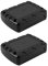 2PCS Battery Plastic Case Replacement for Milwaukee M12 12V Battery, 6-Cell Broken Battery Case Replacement Cover Housing Bottom Shell Repair Kit Parts for Cordless Power Tools