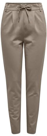 ONLY Onlpoptrash Life Easy Col Pant PNT Noos Pantalons, fossile, M / 32L Femme