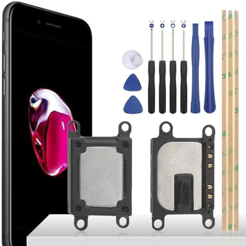 YHX-OU Hörmuschel Lautsprecher Für iPhone 7 iPhone 8 Lautsprecher Buzzer Ersatzteile Lautsprecher Replacement + Werkzeug