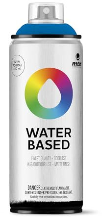 MTN Water Based RV-30 Azul Eléctrico, Spray Base Agua 400ml