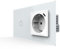 LIVOLO Glas Touch Lichtschalter und Steckdose mit USB-C 18W Anschluss Zweifach im Glasrahmen Weiß Sensorschalter Ladedose Schuko USB TYP C Unterputz Einbau VL-C701-FCTF16A-C1-SR-11-A