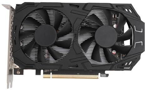 Yanmis RX 560XT-Grafikkarte, 256 Bit 8G GDDR5 1206/6000 MHz, PCI Express 3.0 Gaming GPU-Grafikkarte, HDMI mit Zwei Lüftern für Büro- und PC-Gaming