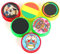 Plastic Herb Grinder 3 Part Magnetic Shark Teeth Assorted Colours, 60mm 3 Piece Herb Grinders, Portable and Pocket Size, Smell Proof Airtight Stash Compartment (30MM 2 Piece)