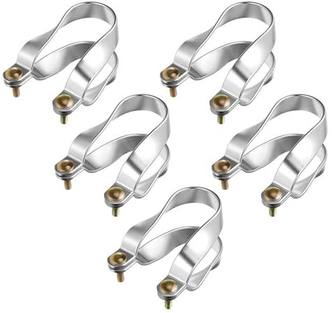 Purlin Bracket Clamps - Aluminium Greenhouse Clamps | Greenhouse Grid Pipe Connector for Greenhouse Farm Frame Top Rail Fence