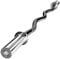Strongway® Olympic EZ Curl Bar + Spring Collars - 2 Weight Lifting Barbell (330LBS Rated) - Olympic Weight Lifting Bar for 2 Inch Weights Plates for Gym Equipment (EZ CURL BAR (BLACK))