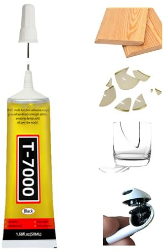 Oumun 50ML Black Super Glue, Multi-Function Adhesive, Waterproof, Phone Repair, Jewellery, Contact, All Purpose, Waterproof Glue