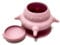 Veesper Puppy Feeder, 200ml 4 Nipples Kitten Milk with Powerful Sucker, Silicone Nursing Station with Removable Lid, for Dogs and Cats