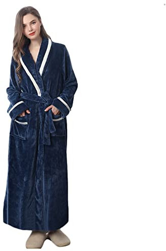 Damen Lila Flanell Bademantel Weicher Plüsch Morgenmantel für Damen Warm und Leicht Winter Robe Lange Kapuze Loungewear Elegant Gürtel Flauschige Nachtwäsche Gemütliche Samt Nachtwäsche für Frauen,