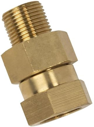 Adaptador giratorio de latón para lavadora a presión G3/8 pulgadas macho hembra para mangueras